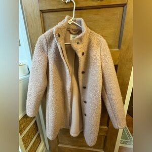 Small mauve Teddy coat